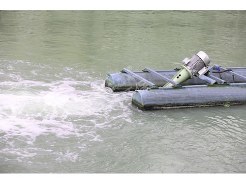 螺旋曝氣機螺旋曝氣機用于河道黑臭水體治理